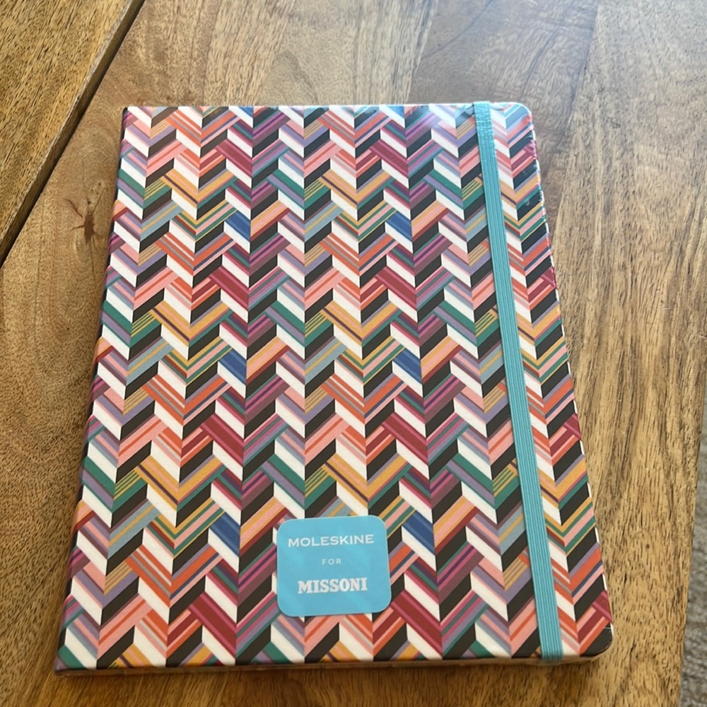COPY - Moleskin by Missoni zigzag-print notebook
